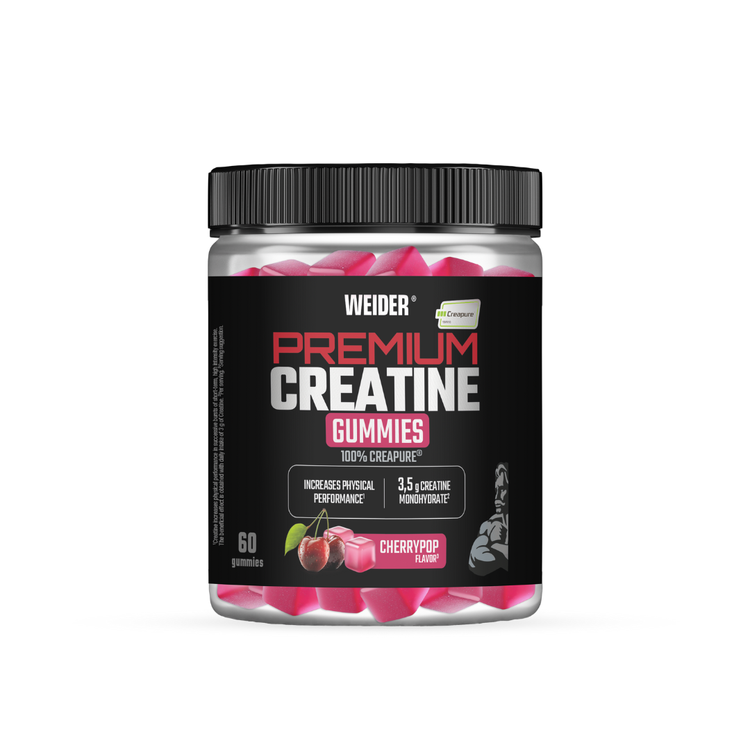 Premium creatine 60 gummies cherry pop