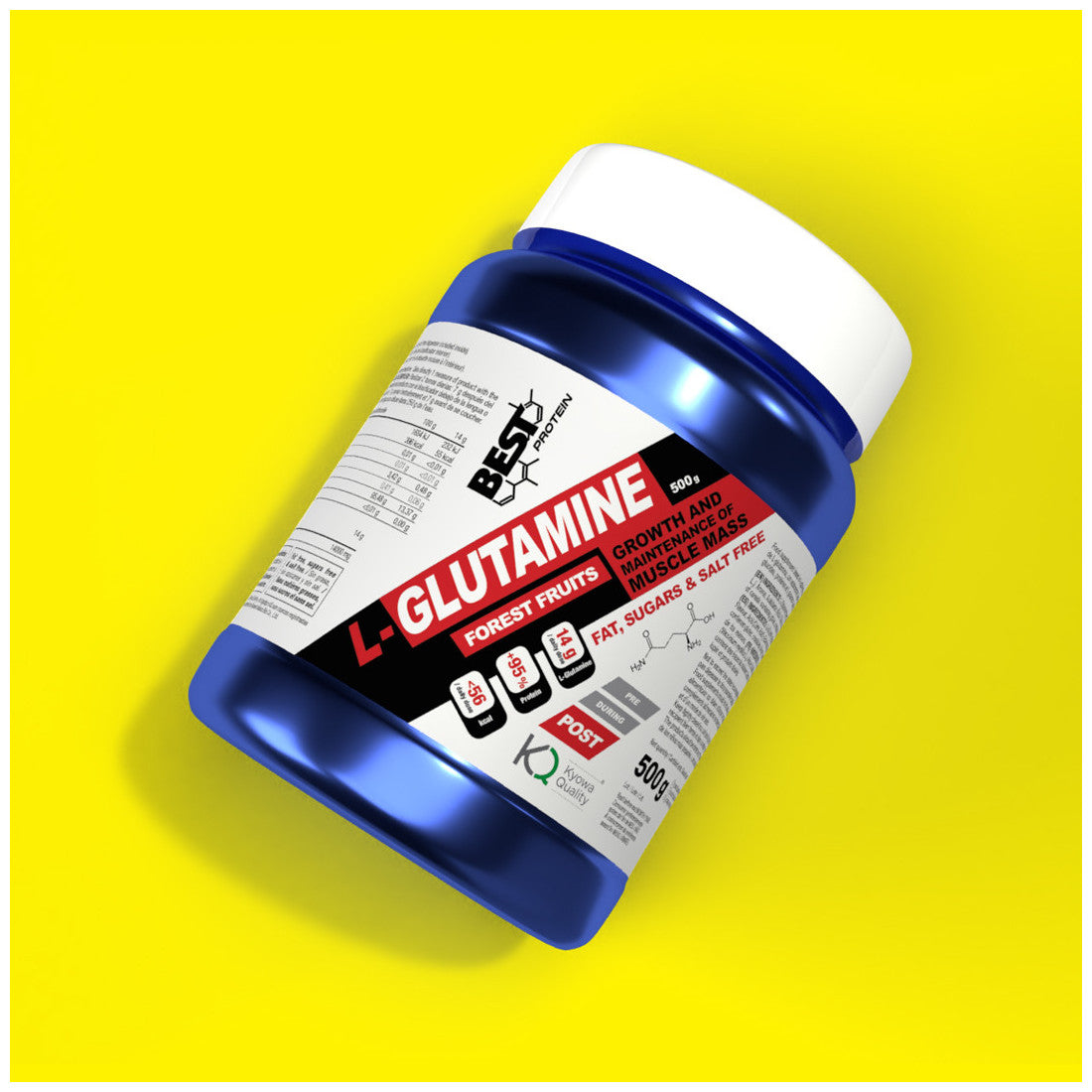 L-Glutamina sin sabor Best Protein 500gr