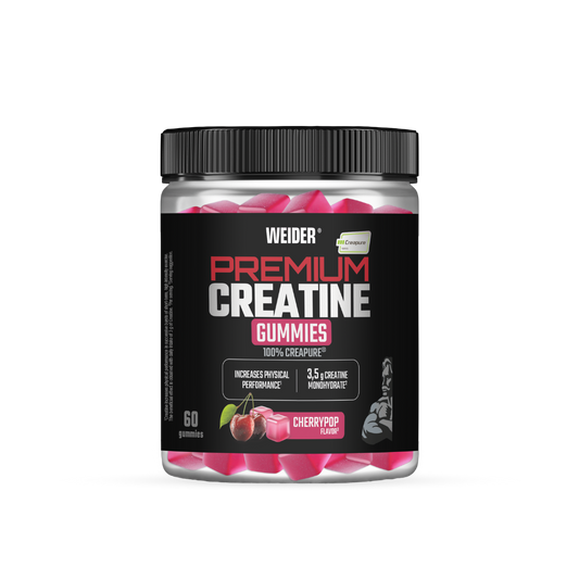 Premium creatine 60 gummies cherry pop