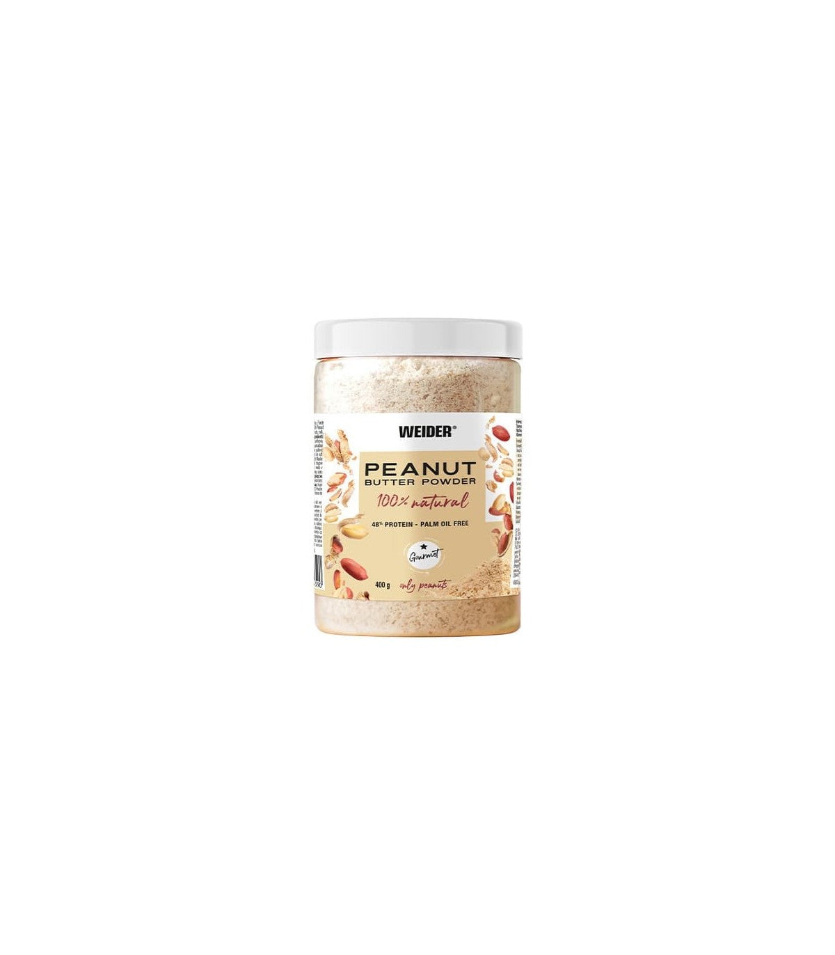 PEANUT BUTTER POUWDER 100% NATURAL 400GR
